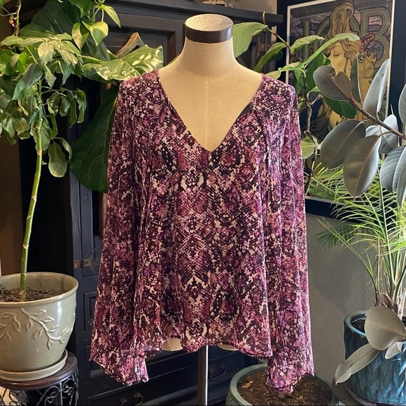 Show Me Your MuMu Purple Python Tunic - Picture 3 of 14